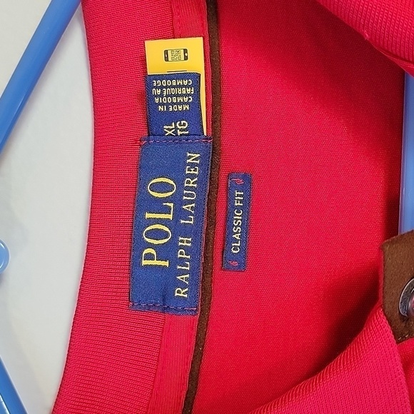 NWT POLO by Ralph Lauren 1/4 button classic fit athletic long sleeve - Picture 4 of 9